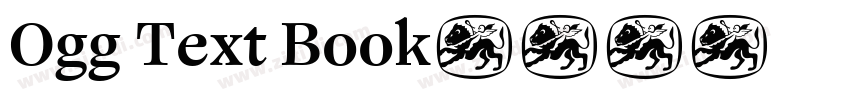 Ogg Text Book字体转换